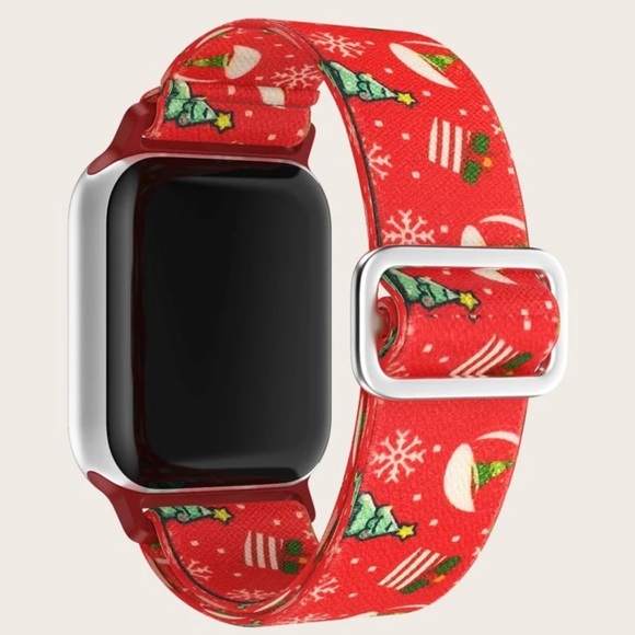 New Christmas Element Replacement Watchband Compatible With IWatch Series - Picture 3 of 9